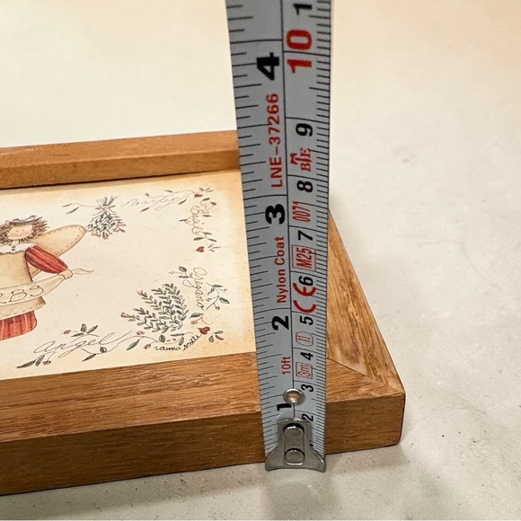 Vintage Barbara Mock Angel Herbs Artwork • Cottagecore Kitchen Hanging Decor EUC - Picture 8 of 8